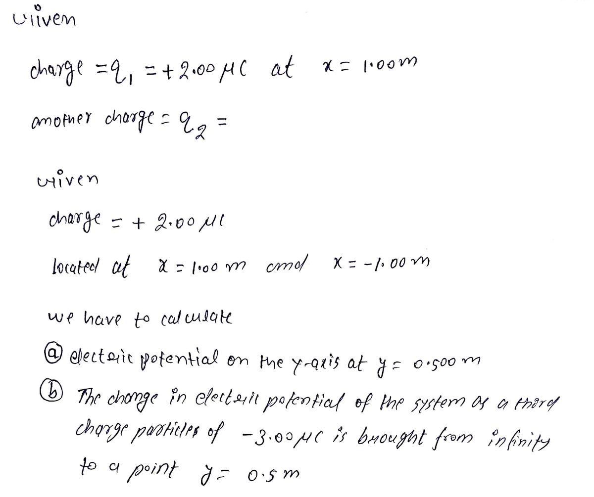 Physics homework question answer, step 1, image 1